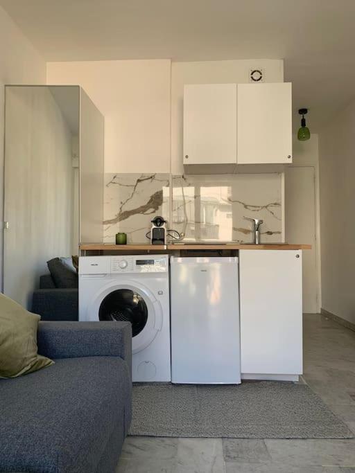 Appartement Lumineux Studio 20Mins A Pieds De La Croisette à Cannes Extérieur photo